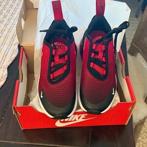 Nike Kids Red and Black Sneakers